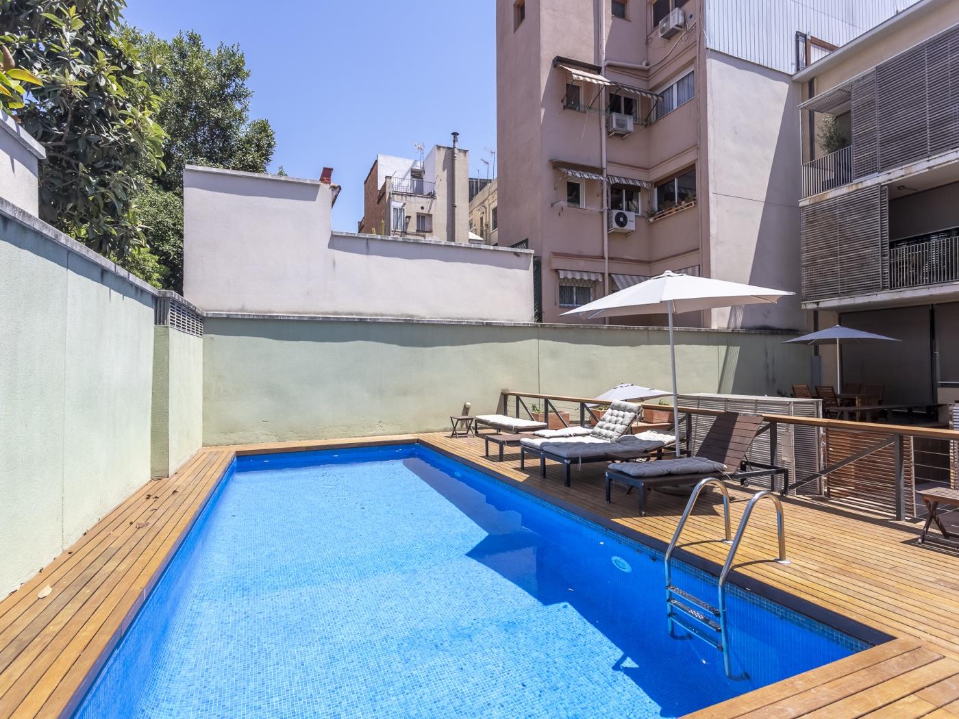 My Space Barcelona Terrace and pool apartment near the Barcelona centre for 10 - My Space Barcelona Apartments